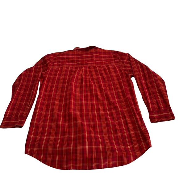 Chaps Ralph Lauren Long Sleeve Button Down Shirt Men’s Size Large Red Plaid - Picture 2 of 4
